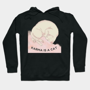 karma is a cat Hoodie